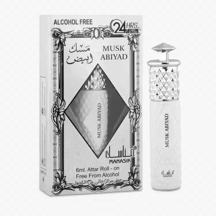 Al Fakhar Roll On Musk Abiyad 6 ml