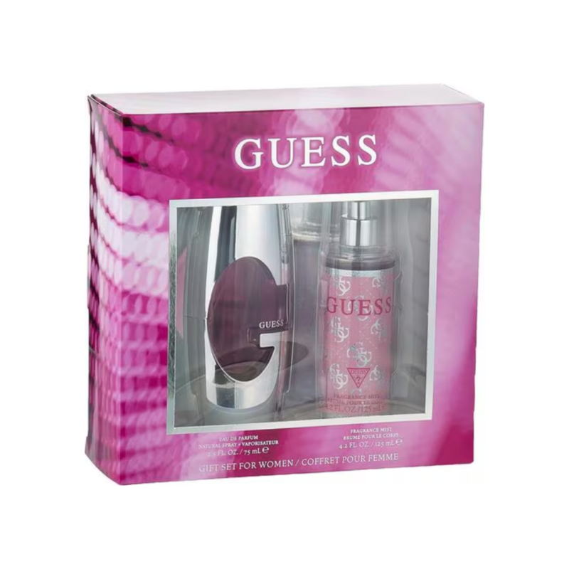 Guess Pink For Her Eau De Toilette 75Ml 2-Piece Set